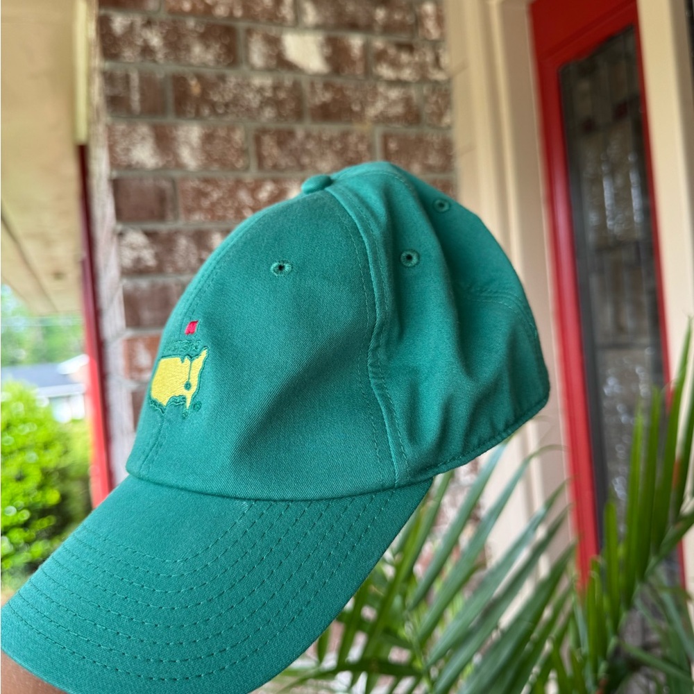 Masters Golf Green Baseball Cap with Embroidered Logo